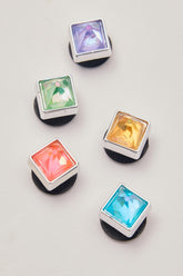 Triangle Gem 5 Pack Jibbitz Multi